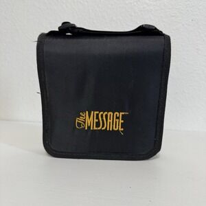 The Message Bible New Testament CD Set in Zippered Organizer - Untested - Oasis